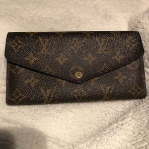 Louis Vuitton Monogram Canvas Brown and Gold Wallet